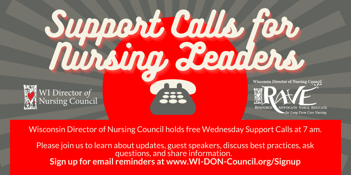 WI D.O.N. Council Support Call